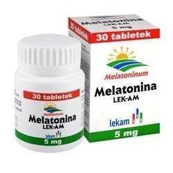 Melatonina 5mg,  30 tabletek