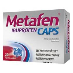 Metafen Ibuprofen Caps, 20 kapsułek miękkich