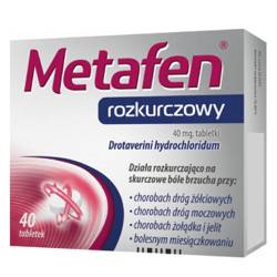 Metafen rozkurczowy 40mg, 40 tabletek