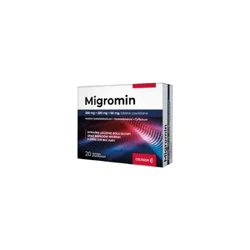 Migromin tabletki powlekane 250mg+250mg+65mg, 20 tabletek