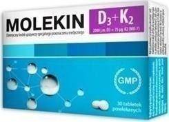 Molekin D3 + K2 30 tabletek powlekanych