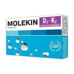 Molekin D3 + K2, 45+15 tabletek powlekanych