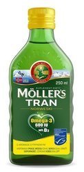Moller's Tran Norweski  cytrynowy płyn, 250 ml