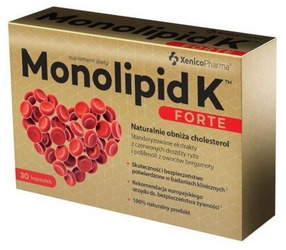 Monolipid K Forte kapsułki z roślinnej celulozy, 30 kapsułek