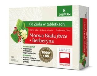 Morwa Biała forte + Berberyna 60 tabletek