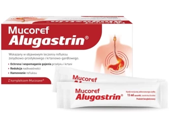 Mucoref Alugastrin, zawiesina doustna w saszetkach, 14 sztuk po 15ml