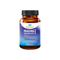 NATURELL Magnez Organiczny +, 50 kapsułek