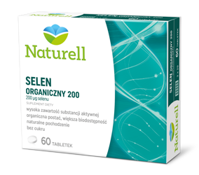 NATURELL Selen Organiczny 200, 60 tabletek