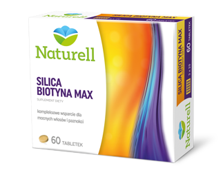 NATURELL Silica Biotyna Max, 60 tabletek