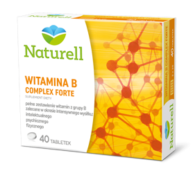 NATURELL Witamina B Complex Forte, 40 tabletek