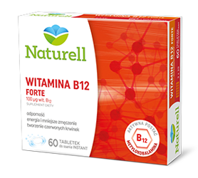 NATURELL Witamina B12 Forte, 60 tabletek