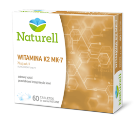 NATURELL Witamina K2 MK-7, 60 tabletek do ssania