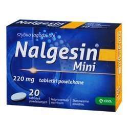 Nalgesin Mini 0,22 g, 20 tabletek