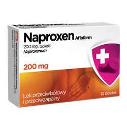 Naproxen 200 mg, 10 tabletek