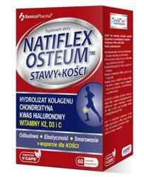 Natiflex Osteum kapsułki z roślin celulozy 60 kapsułek