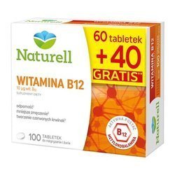 Naturell Witamina B12 tabletki do żucia, 100 tabletek