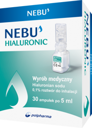 Nebu-Dose Hialuronic roztwór izotoniczny 30 amp. a 5 ml