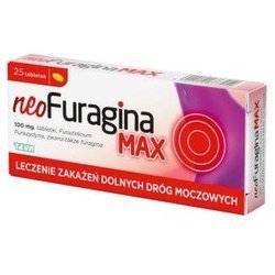 NeoFuragina Max tabletki 100 mg, 25 tabletek