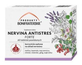 Nervina Antistres Forte zioła na stres, 60 tabletek