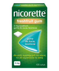 Nicorette FreshFruit Gum 2mg 105 szt.