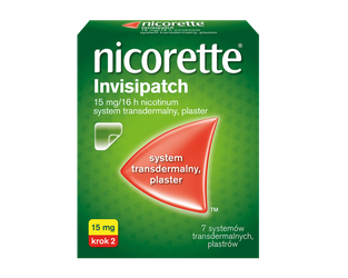 Nicorette Invisipatch 15 mg / 16h x 7 plastrów