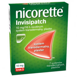 Nicorette Invisipatch system transdermalny 10/16h 7plastrów, 