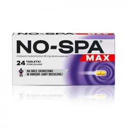 No-Spa MAX tabletki powlekane 80 mg, 24 tabletki