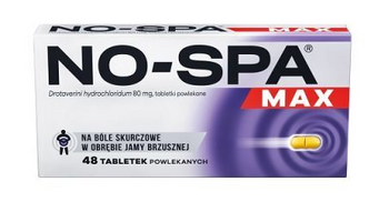 No-Spa MAX tabletki powlekane 80 mg, 48 tabletek