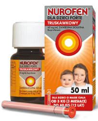 Nurofen dla dzieci Forte truskawkowy 50ml