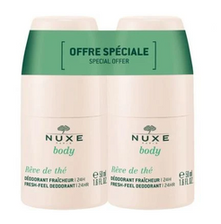 Nuxe Body Reve De The Dezodorant 24-godzinna świeżość, 2x50 ml