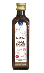 Olej lniany LenVitol budwigowy, 250 ml