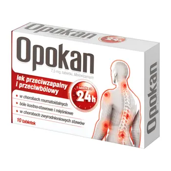 Opokan (Meloxicam) 7,5mg , 10 tabletek