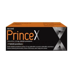 PRINCEX 25mg, 4 tabletki powlekane