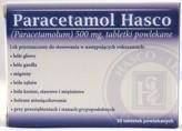 Paracetamol Hasco 0,5g, 30 tabletek
