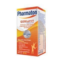 Pharmaton Geriavit 100 tabletek powlekanych DATA WAŻNOŚCI 2025/01