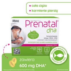 Prenatal DHA (kwasy omega – 3: DHA + EPA) – w ciąży i podczas karmienia piersią, 30 kapsułek 