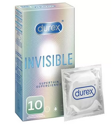 Prezerwatywy Durex Invisible supercienkie, 10 sztuk
