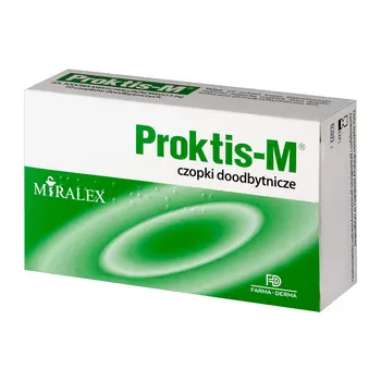 Proktis-M, czopki doodbytnicze, 10 sztuk