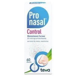 Pronasal Control, aerozol do nosa, 50mg/d 60dawek