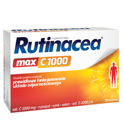 Rutinacea MAX C 1000, 30 tabletek