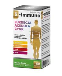S-Immuno Lukrecja Acerola Cynk, 50 kapsułek