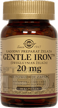 SOLGAR Gentle Iron (żelazo) 0,02g, 90 tabletek