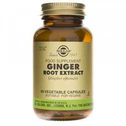 SOLGAR Imbir lekarski ekstrakt z kłącza Ginger roof 60 kapsułek