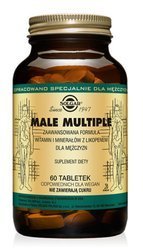 SOLGAR Male Multiple witaminy i minerały dla mężczyzn 60 tabletek