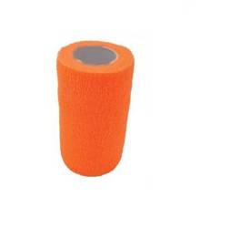 STOKBAN Samoprzylepny bandaż elastyczny pomarańczowy, 10cm