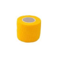STOKBAN Samoprzylepny bandaż elastyczny żółty, 2,5cm