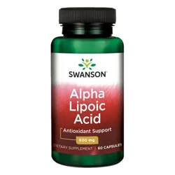 SWANSON Alpha Lipoic Acid 600 mg, 60 kapsułek