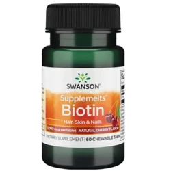 SWANSON Biotyna 5000 mcq, 60 tabletek do ssania