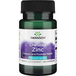 SWANSON Cynk chelat 30 mg, 90 kapsułek