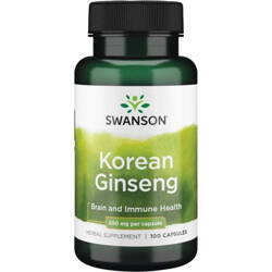 SWANSON Korean Ginseng 500 mg, 100 kapsułek